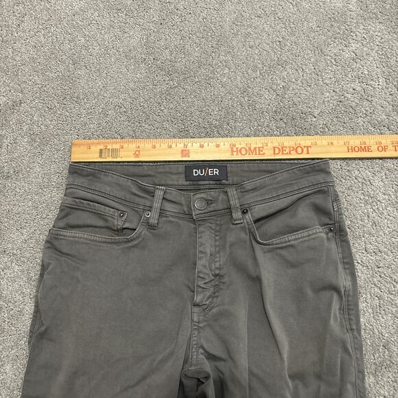 DuER N2X Relaxed Fit Jeans Mens 32x32 Gray Stretch Tencel Blend Pants - Picture 8 of 9